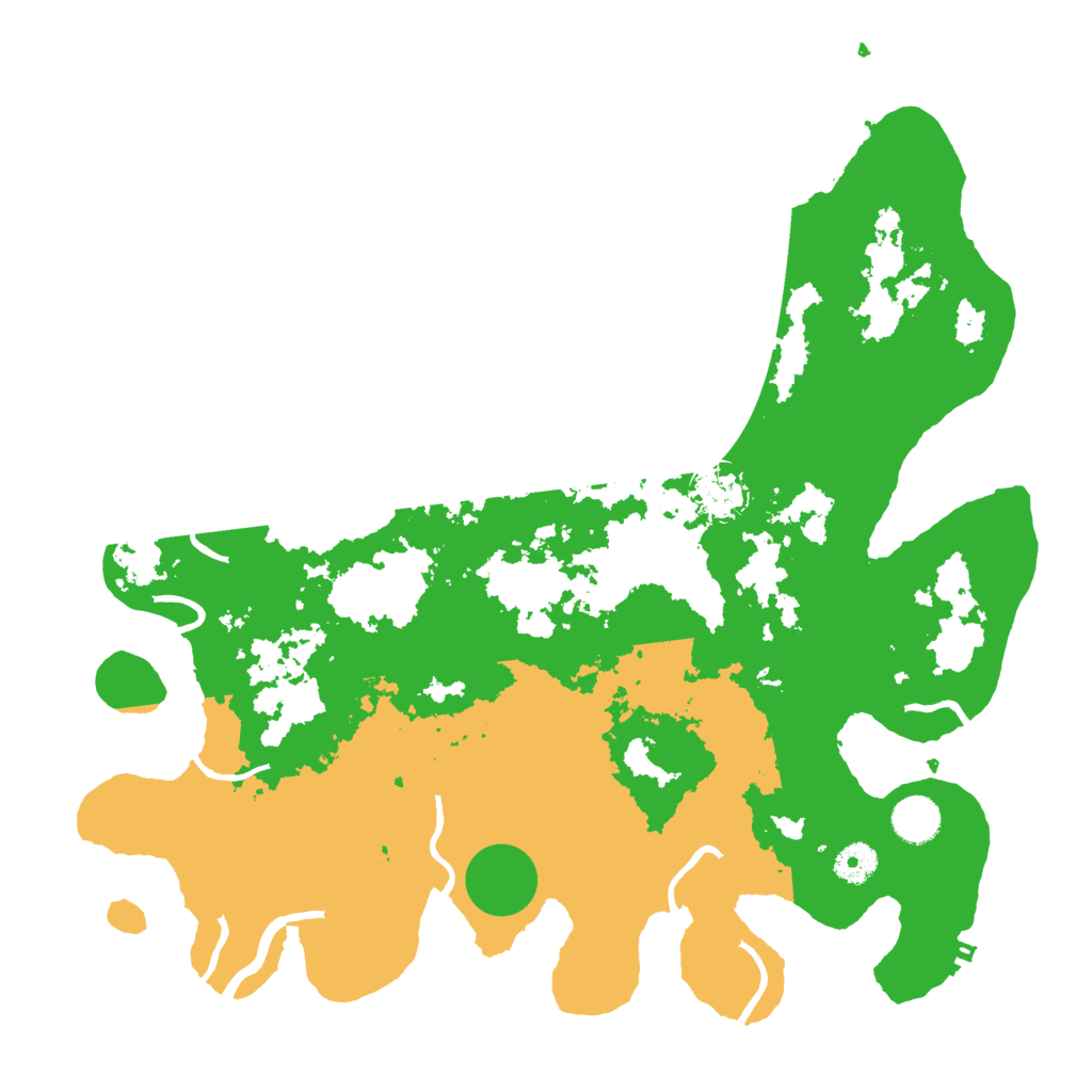 Biome Rust Map: Procedural Map, Size: 4000, Seed: 458325