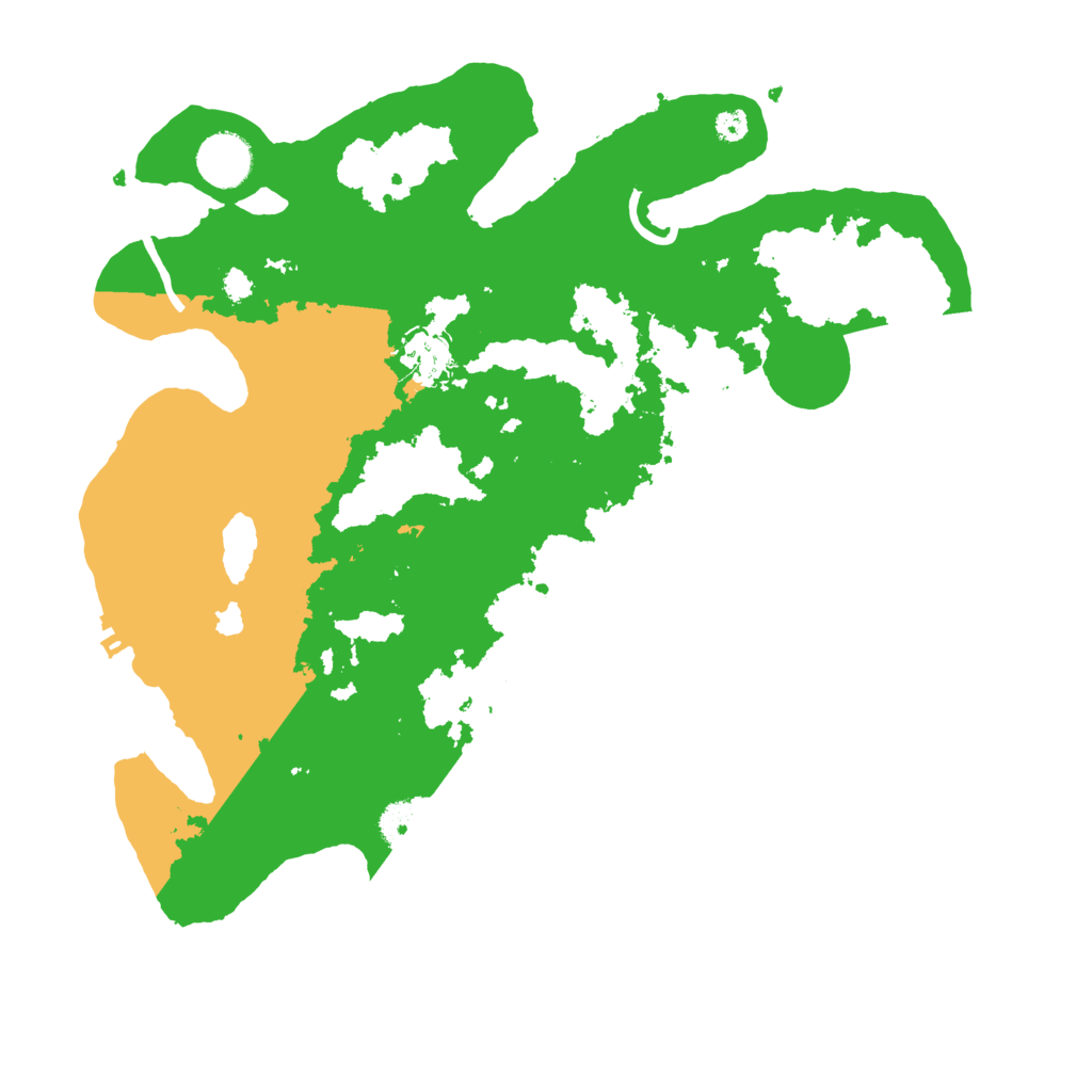 Biome Rust Map: Procedural Map, Size: 3500, Seed: 2024066039