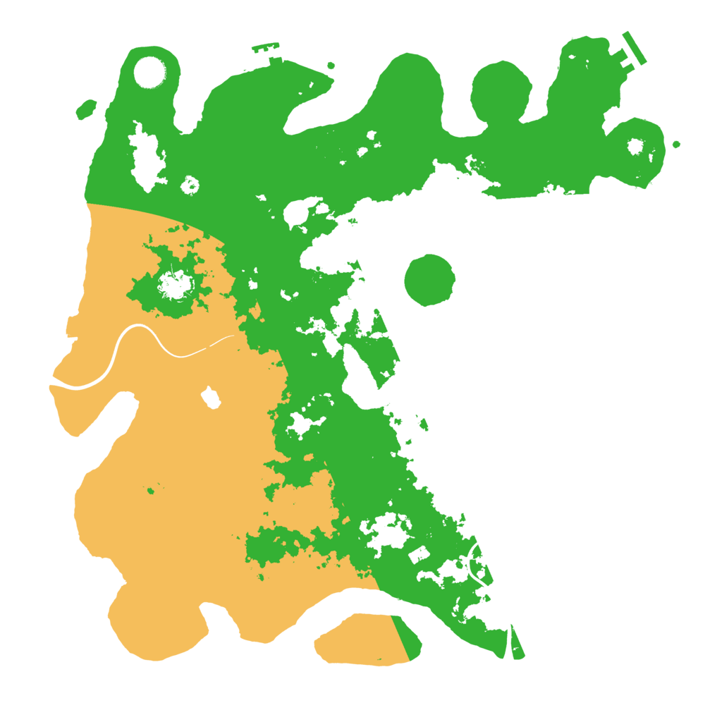 Biome Rust Map: Procedural Map, Size: 4000, Seed: 342421