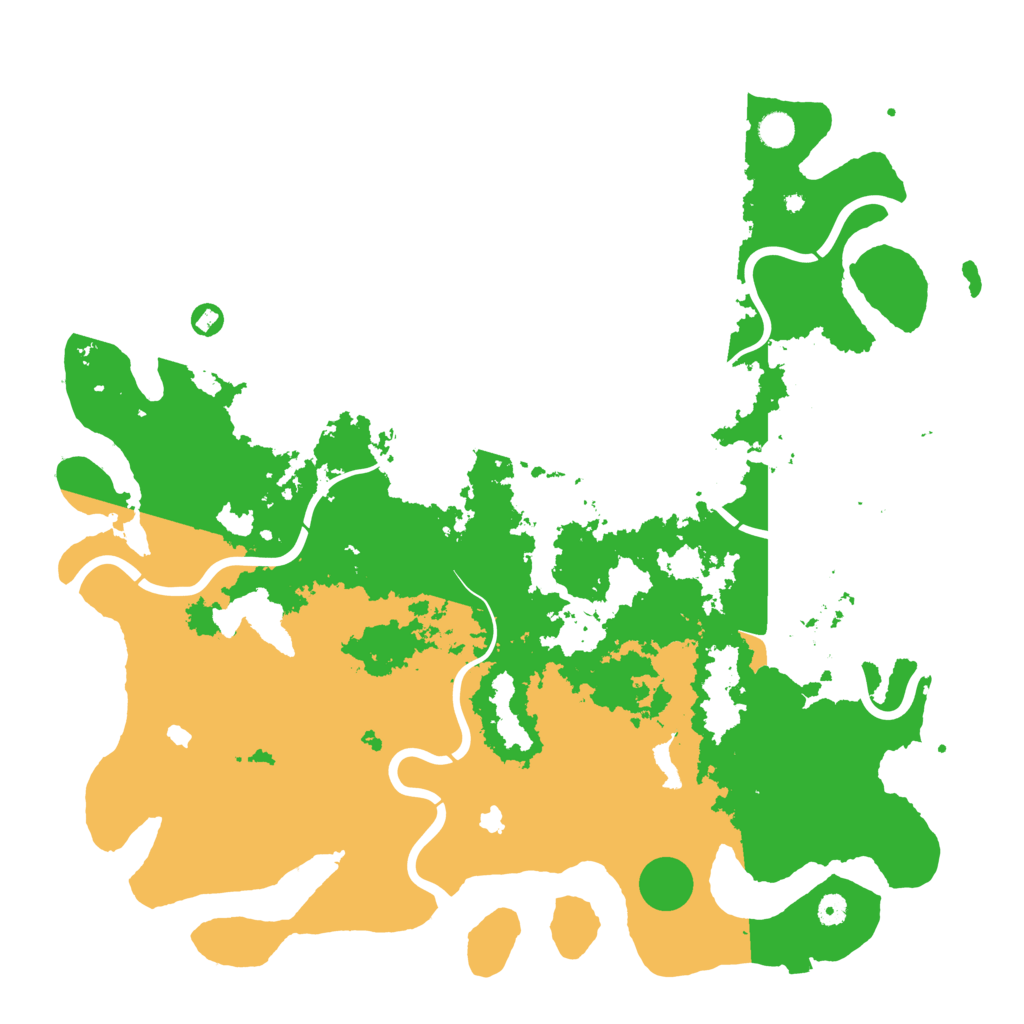 Biome Rust Map: Procedural Map, Size: 5000, Seed: 2099289091