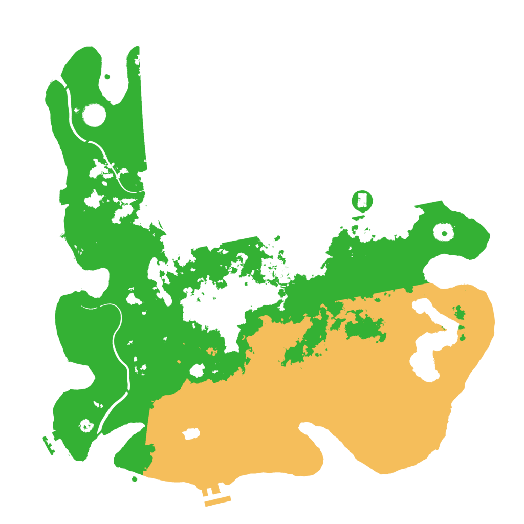 Biome Rust Map: Procedural Map, Size: 4000, Seed: 1424