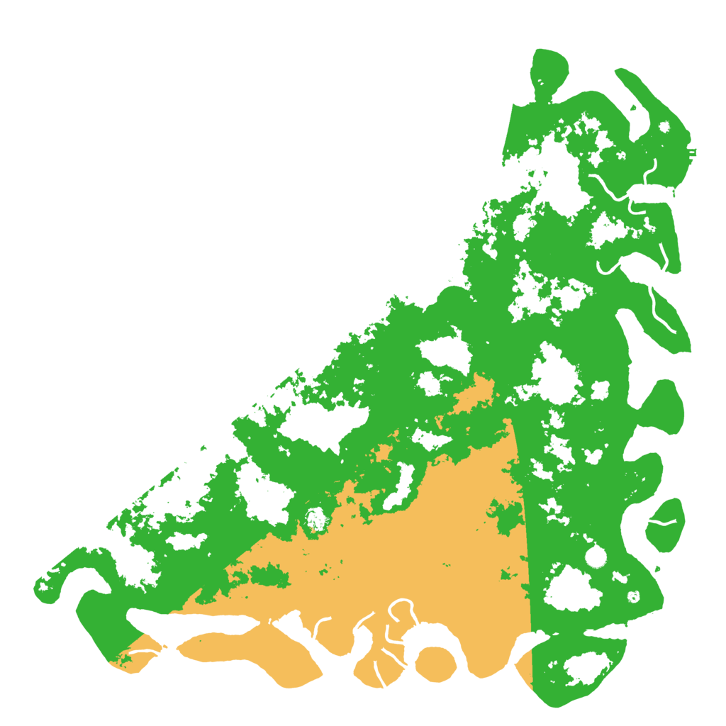 Biome Rust Map: Procedural Map, Size: 6000, Seed: 5466