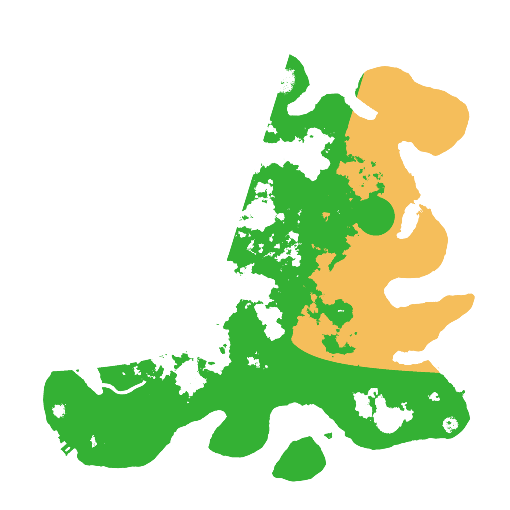 Biome Rust Map: Procedural Map, Size: 3500, Seed: 157783770