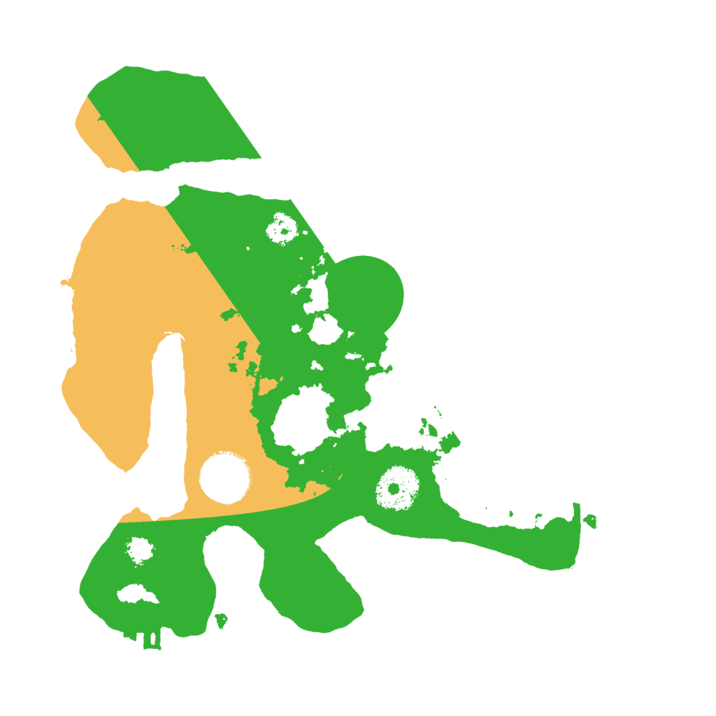 Biome Rust Map: Procedural Map, Size: 2500, Seed: 366478015