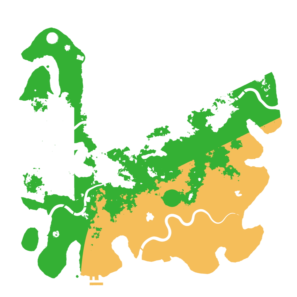 Biome Rust Map: Procedural Map, Size: 4500, Seed: 1964639543
