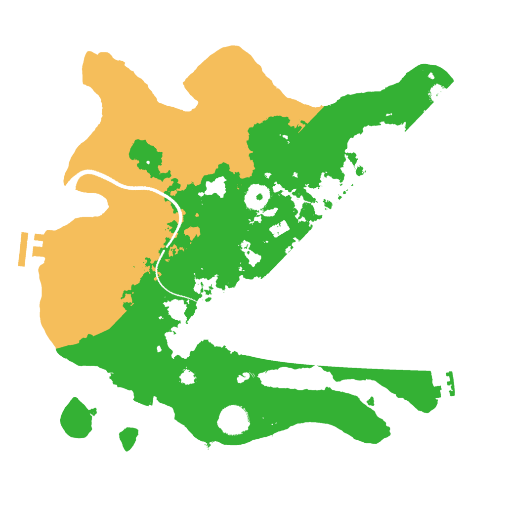 Biome Rust Map: Procedural Map, Size: 3000, Seed: 42094