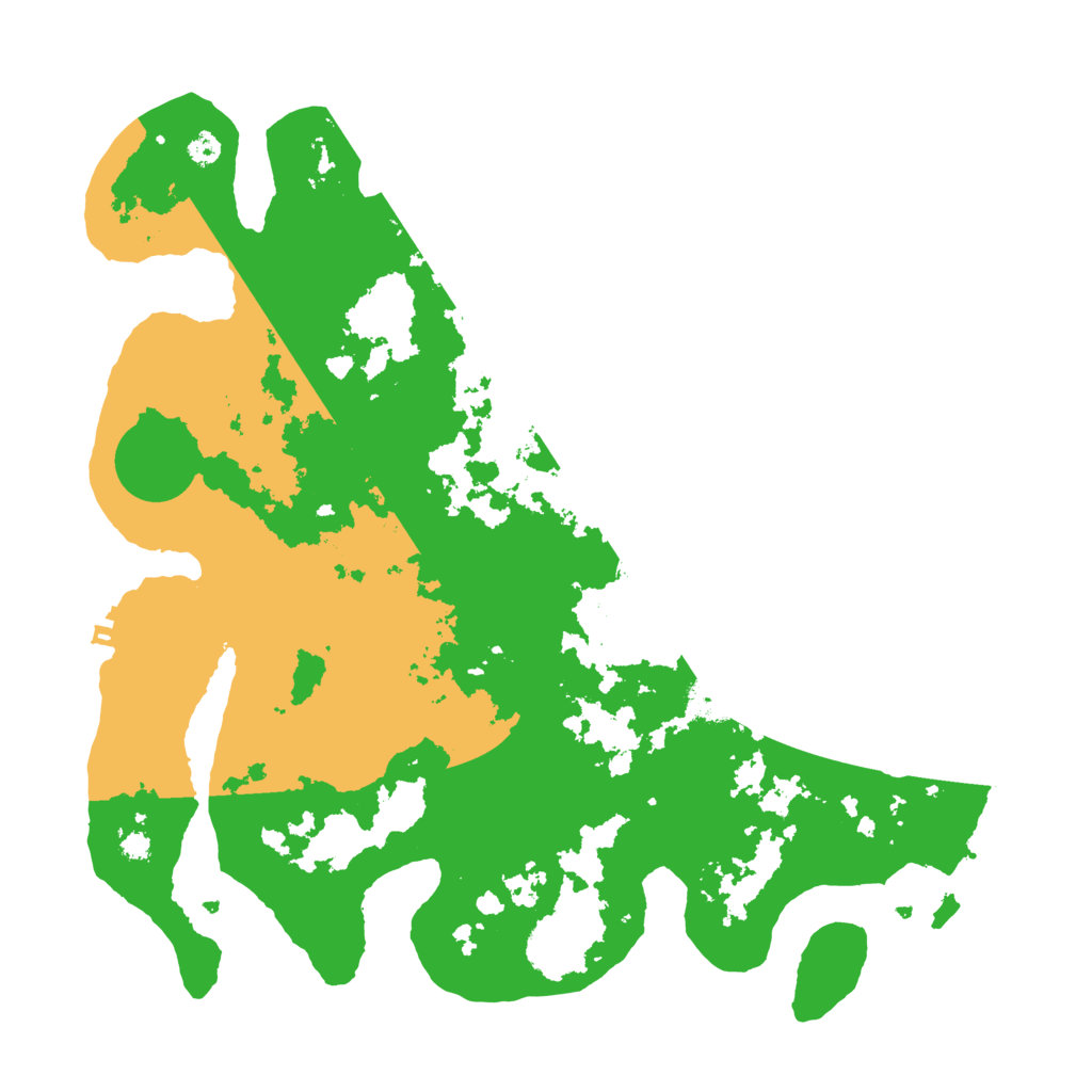 Biome Rust Map: Procedural Map, Size: 3500, Seed: 2009369555