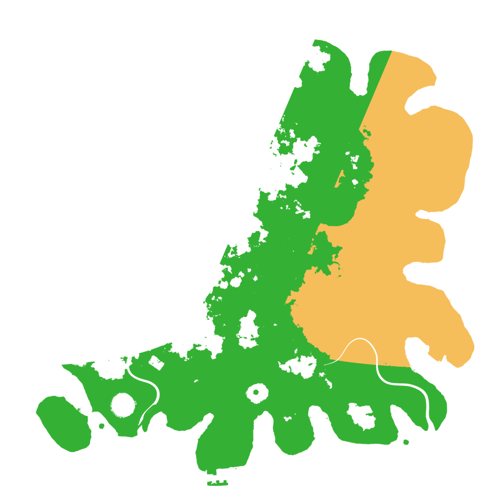 Biome Rust Map: Procedural Map, Size: 3700, Seed: 1681212371