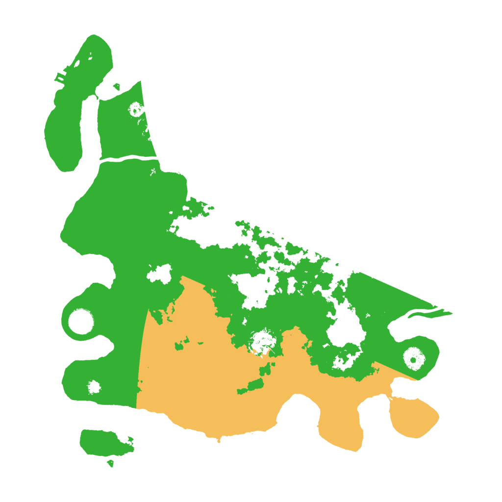 Biome Rust Map: Procedural Map, Size: 3500, Seed: 1998232648