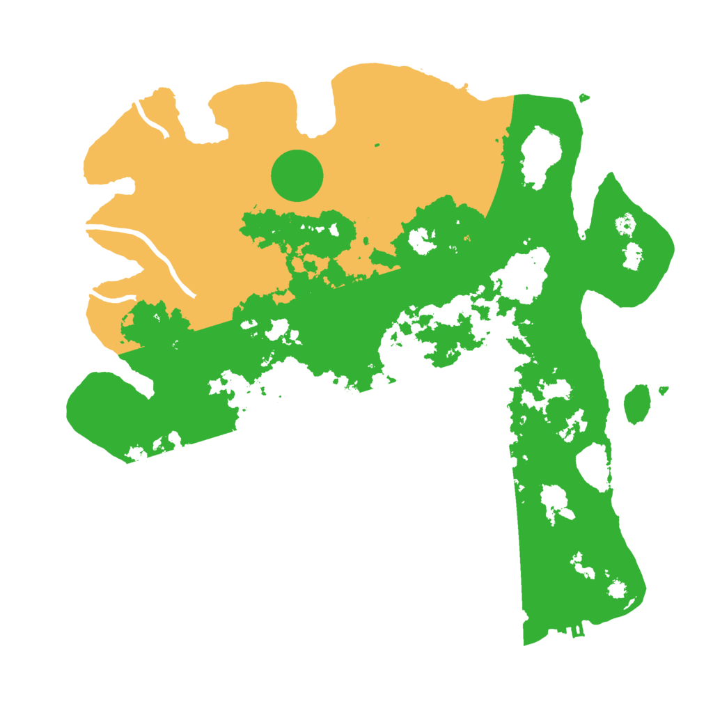 Biome Rust Map: Procedural Map, Size: 3609, Seed: 993459