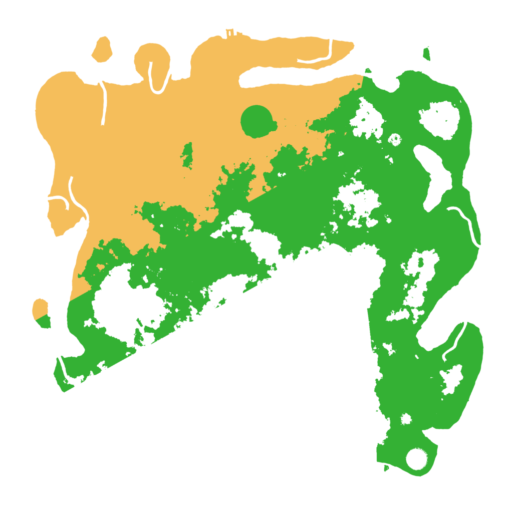 Biome Rust Map: Procedural Map, Size: 4250, Seed: 29033