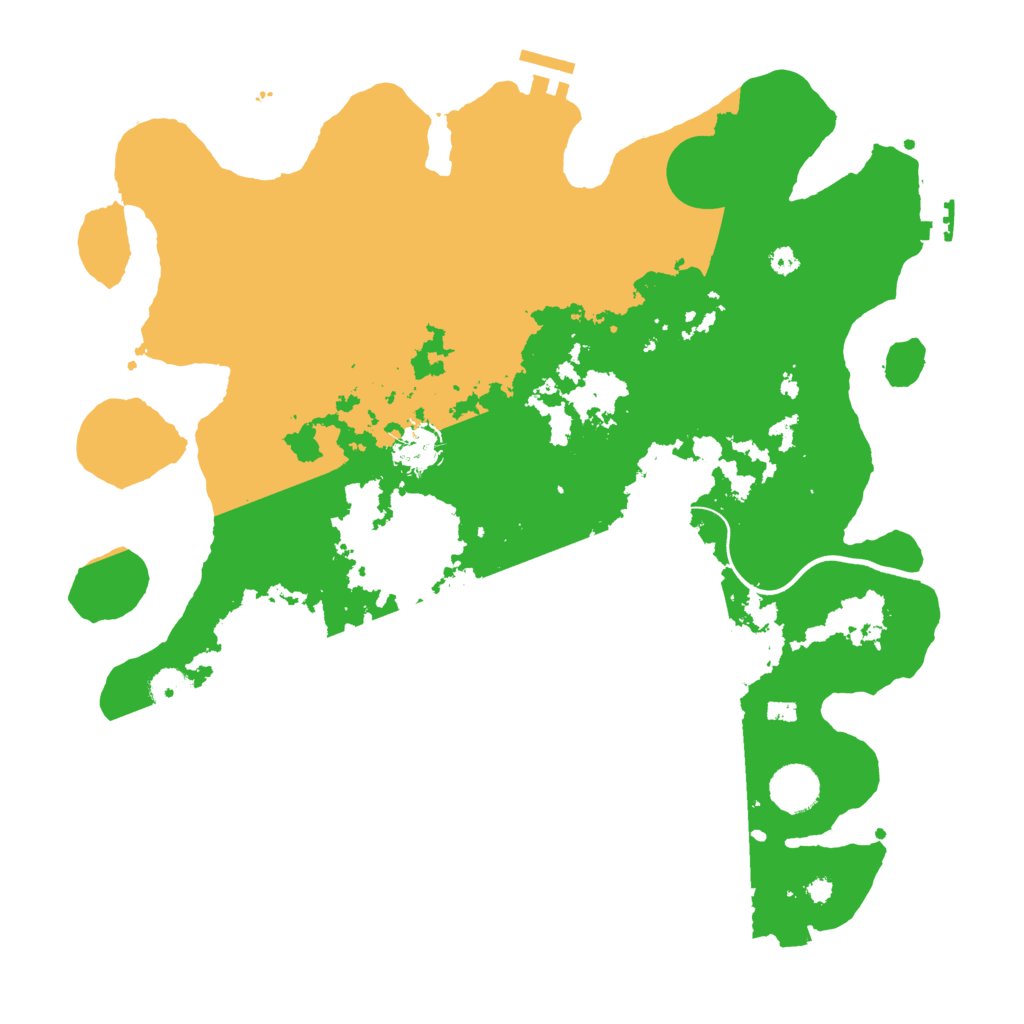 Biome Rust Map: Procedural Map, Size: 3732, Seed: 348997633
