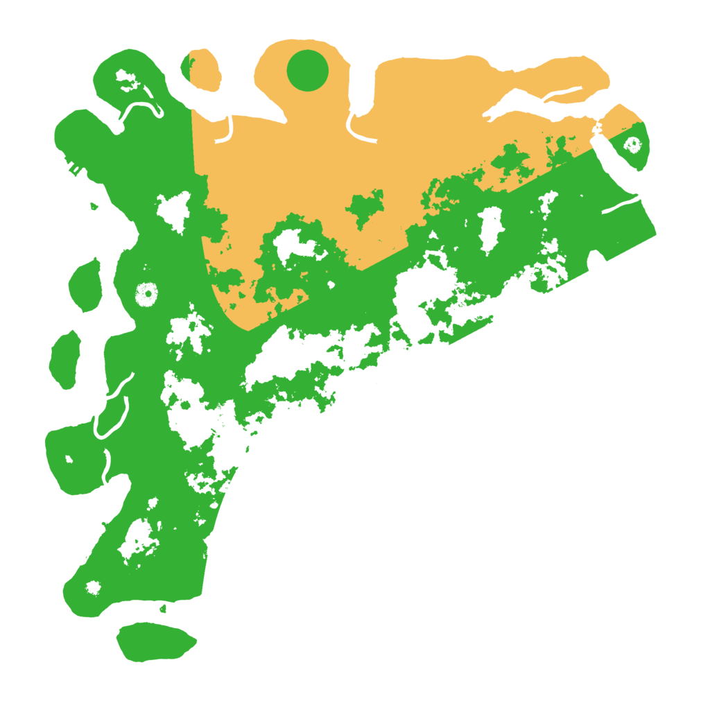Biome Rust Map: Procedural Map, Size: 4500, Seed: 211022118