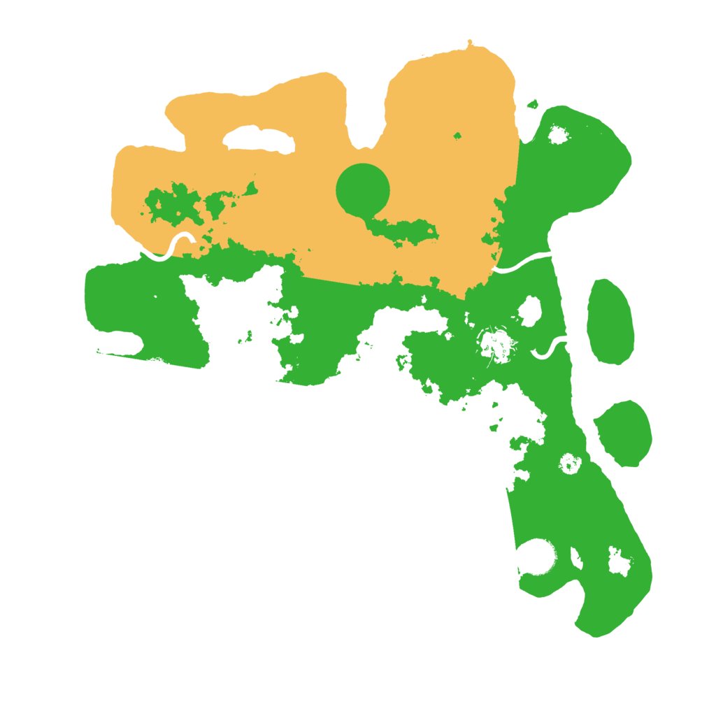 Biome Rust Map: Procedural Map, Size: 3500, Seed: 184067941