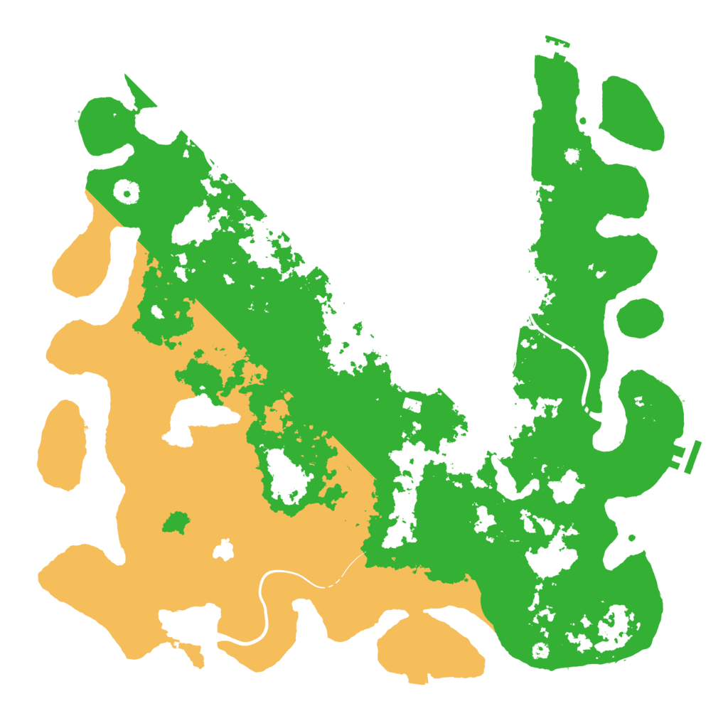 Biome Rust Map: Procedural Map, Size: 4300, Seed: 924470935