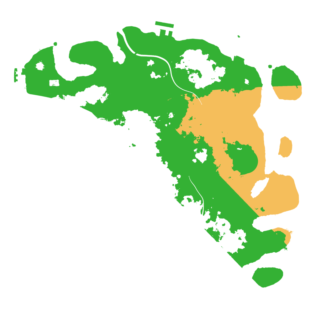 Biome Rust Map: Procedural Map, Size: 3500, Seed: 1905233424