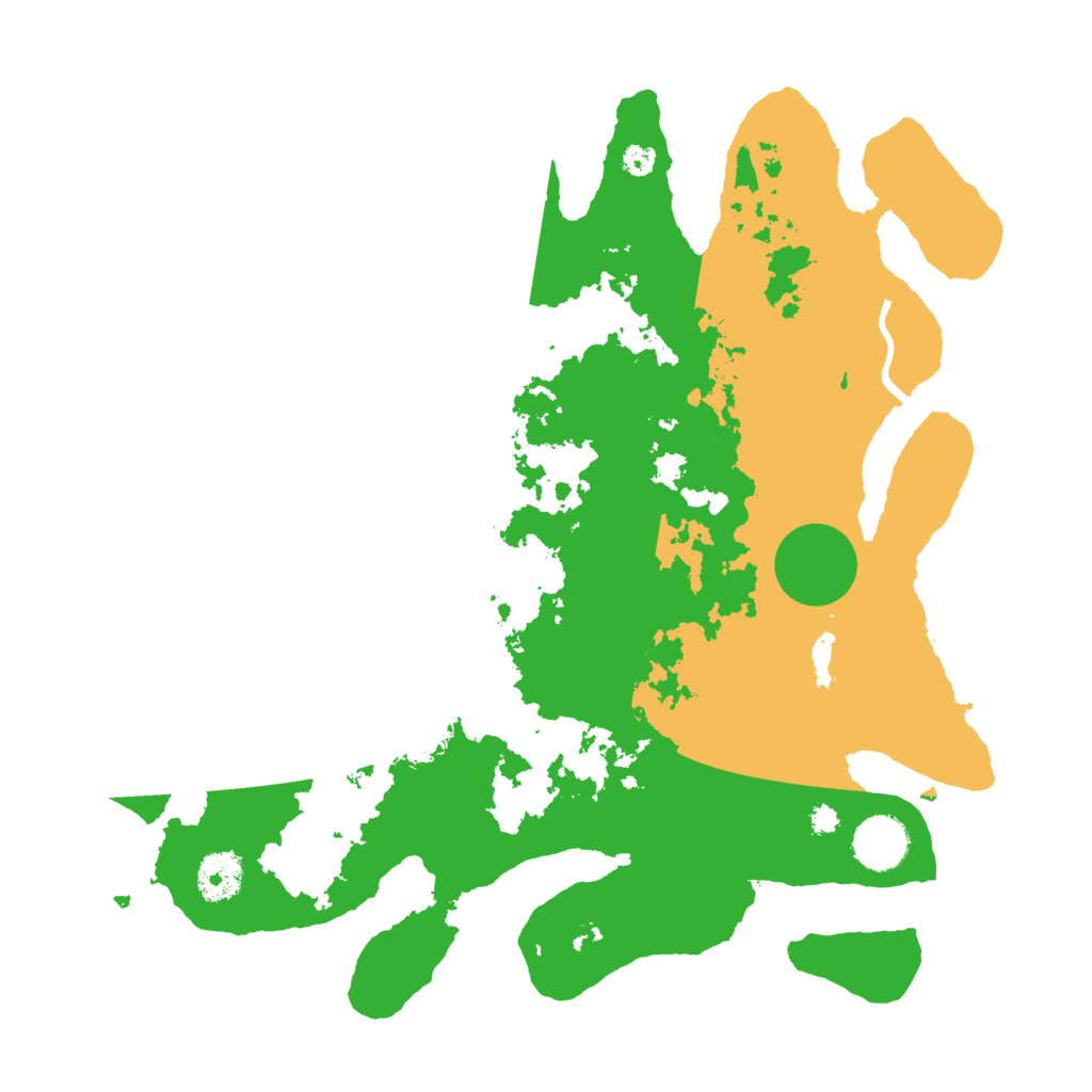 Biome Rust Map: Procedural Map, Size: 3500, Seed: 638717566