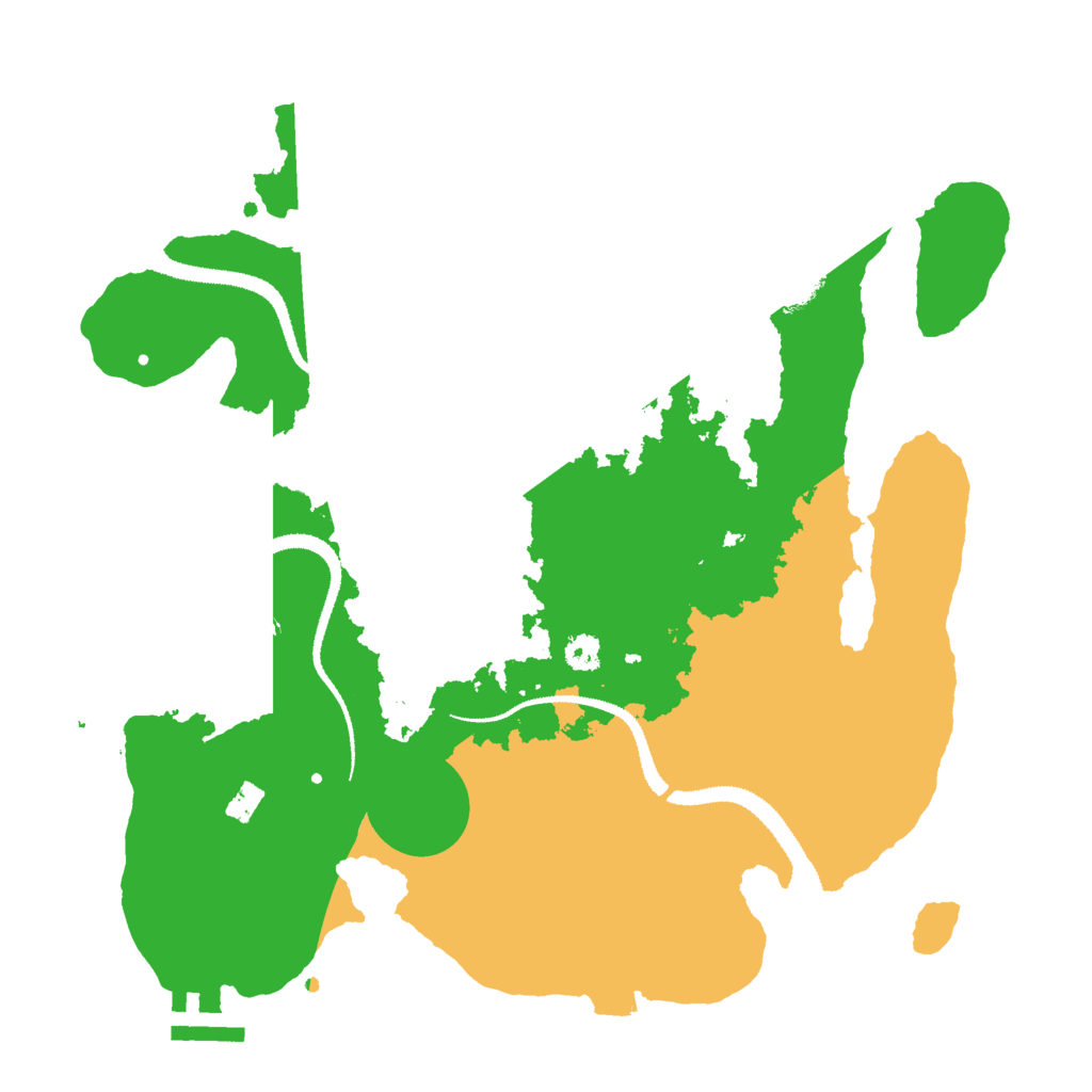 Biome Rust Map: Procedural Map, Size: 3000, Seed: 508677231