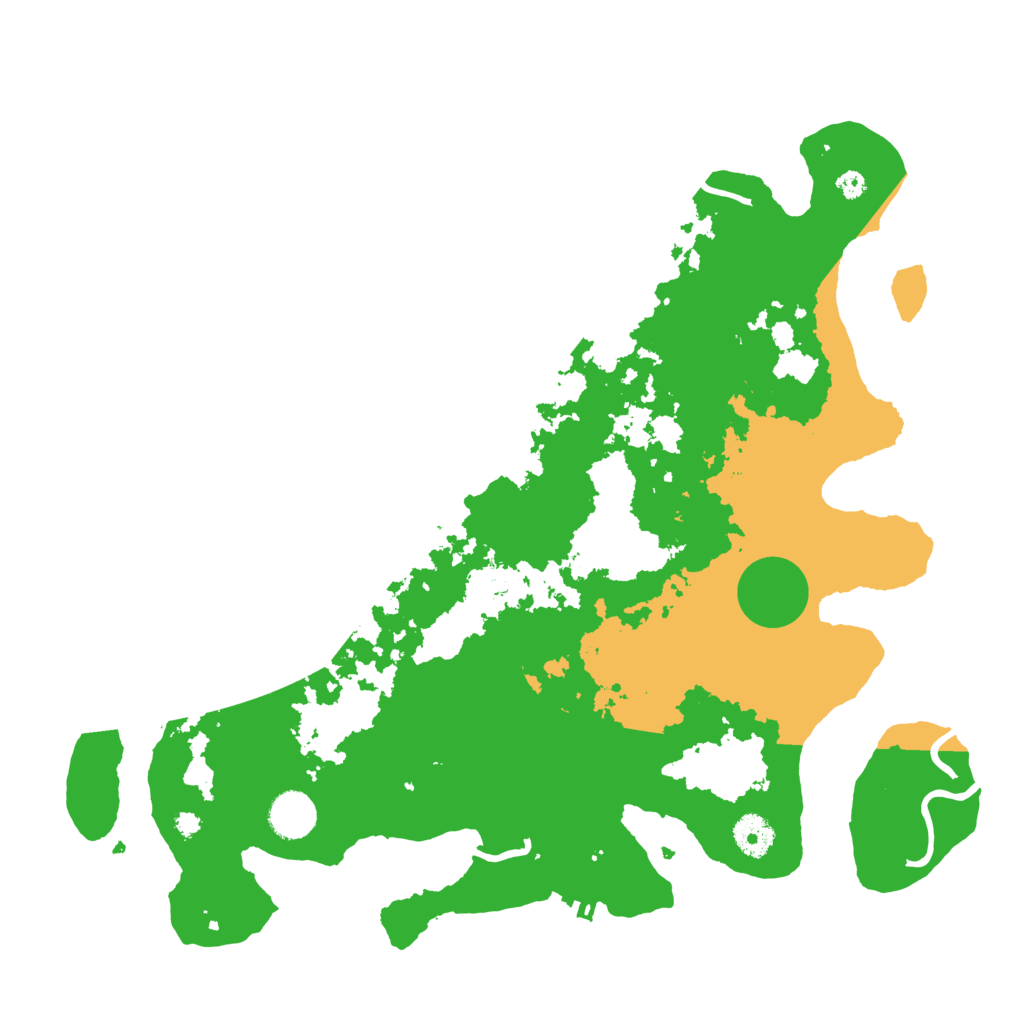 Biome Rust Map: Procedural Map, Size: 3800, Seed: 22344544