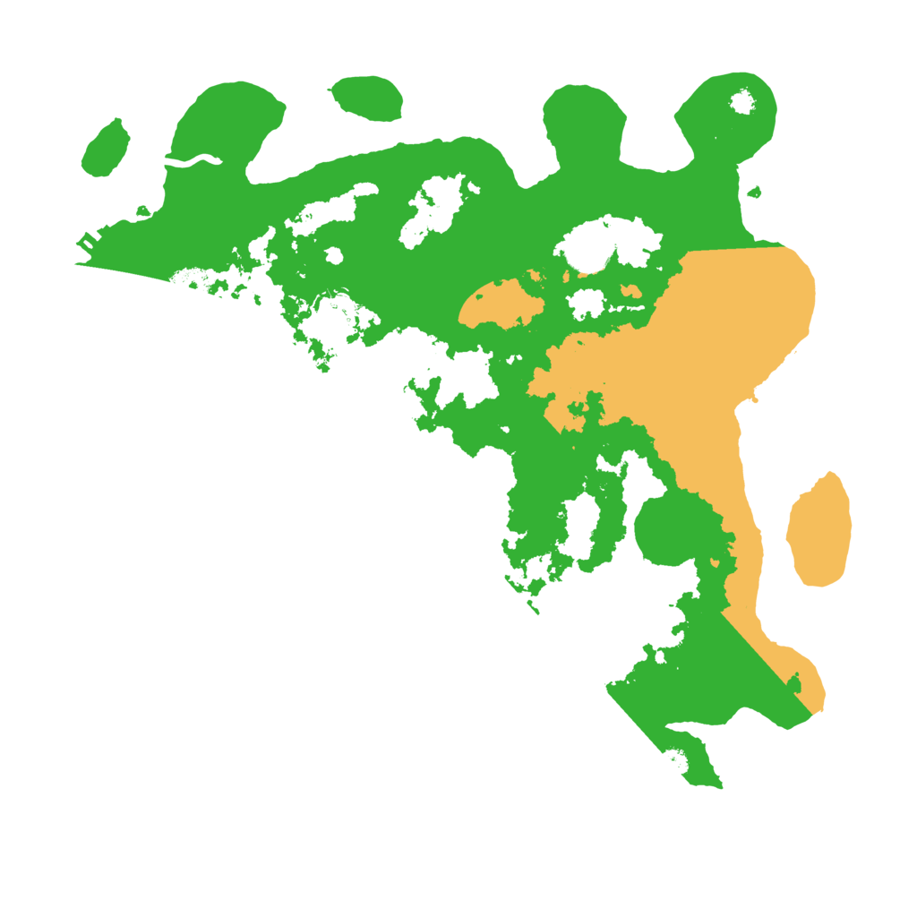 Biome Rust Map: Procedural Map, Size: 3500, Seed: 421968355
