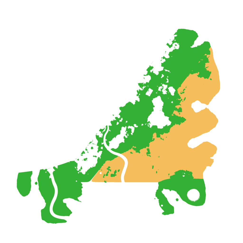 Biome Rust Map: Procedural Map, Size: 3500, Seed: 22344544