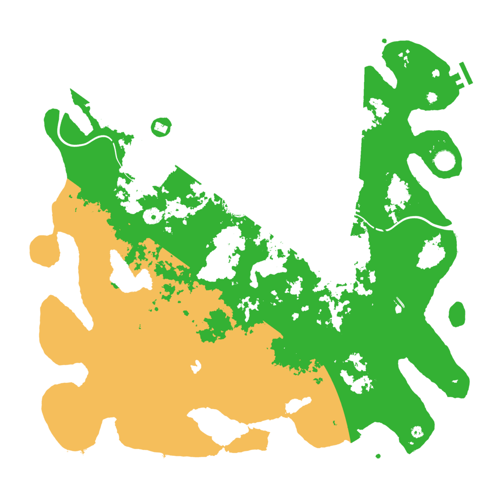 Biome Rust Map: Procedural Map, Size: 4250, Seed: 122691