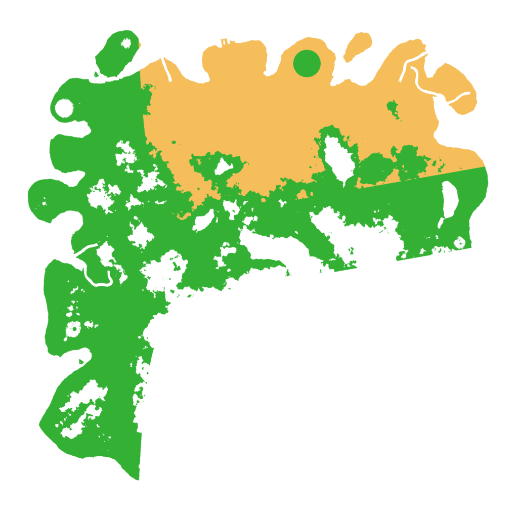 Biome Rust Map: Procedural Map, Size: 5000, Seed: 53219