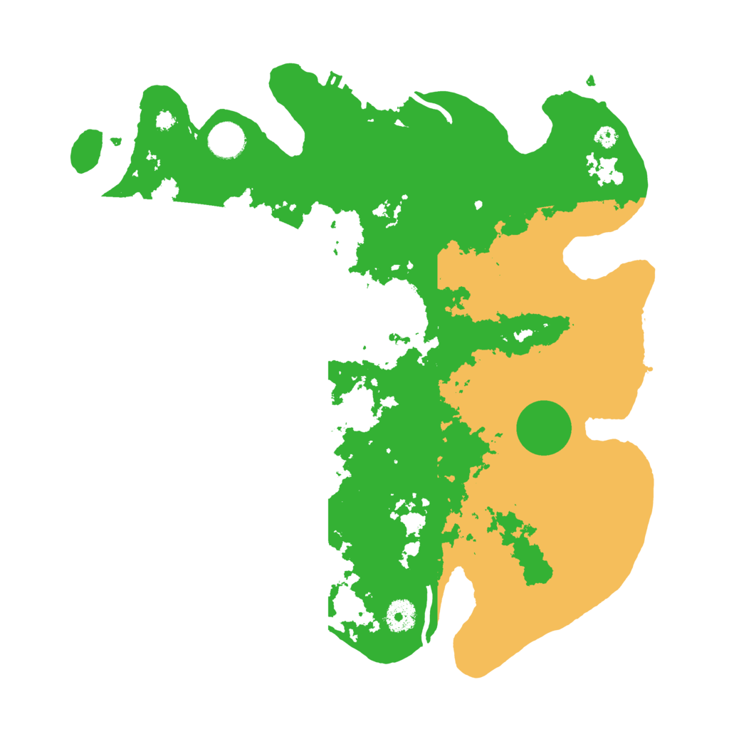 Biome Rust Map: Procedural Map, Size: 3500, Seed: 234876