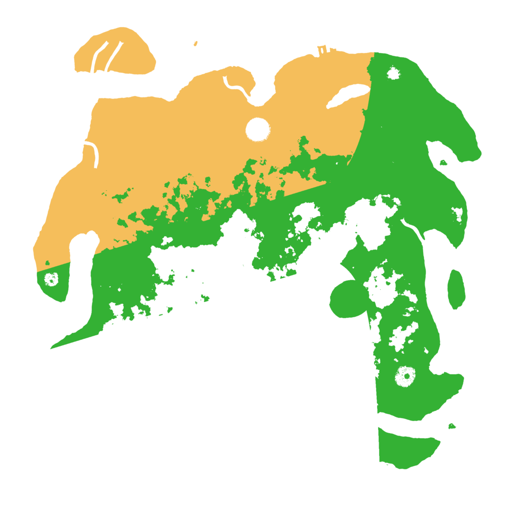 Biome Rust Map: Procedural Map, Size: 3800, Seed: 97223