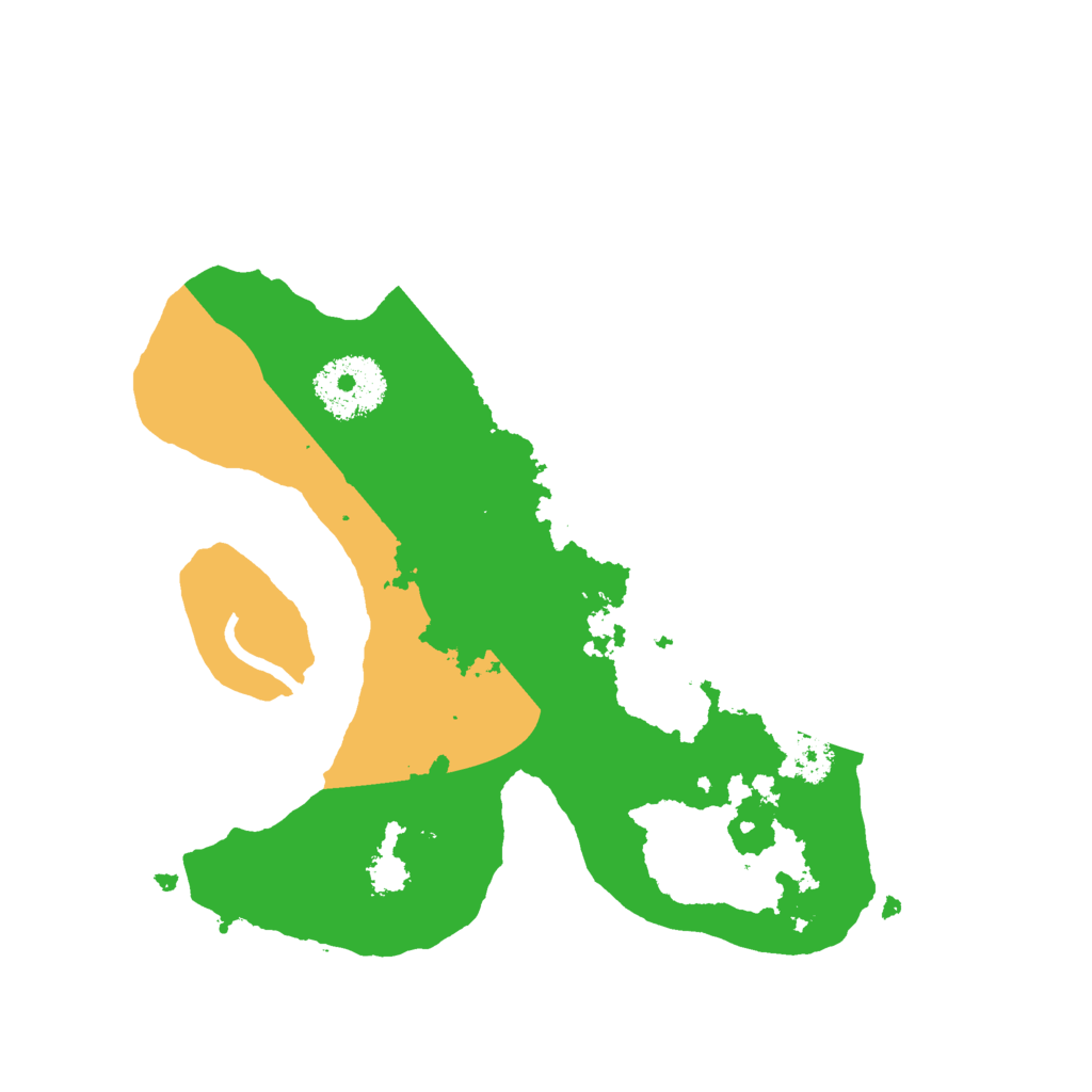 Biome Rust Map: Procedural Map, Size: 2500, Seed: 1554709136