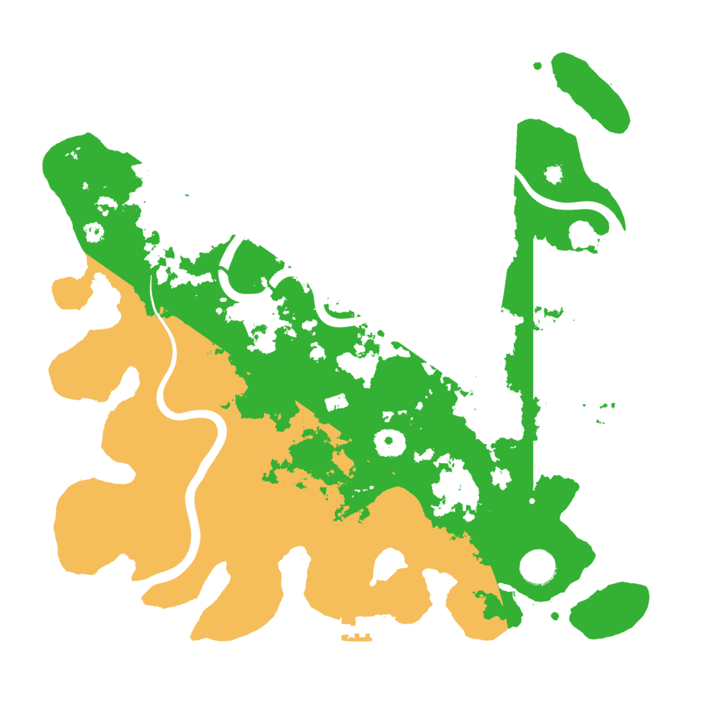 Biome Rust Map: Procedural Map, Size: 3550, Seed: 936332