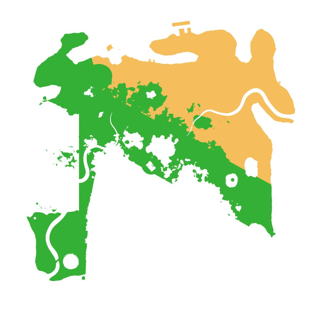 Biome Rust Map: Procedural Map, Size: 3570, Seed: 852807