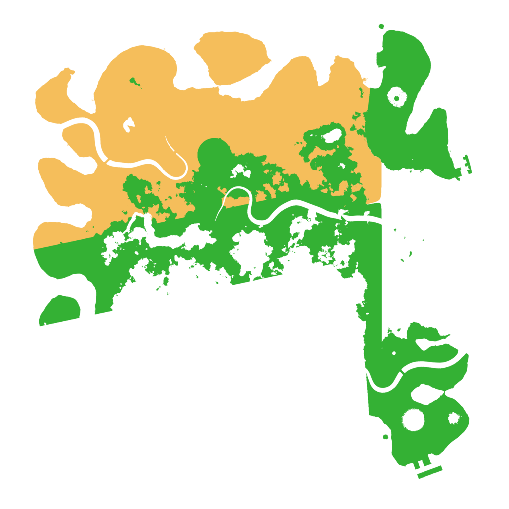 Biome Rust Map: Procedural Map, Size: 4000, Seed: 1091994