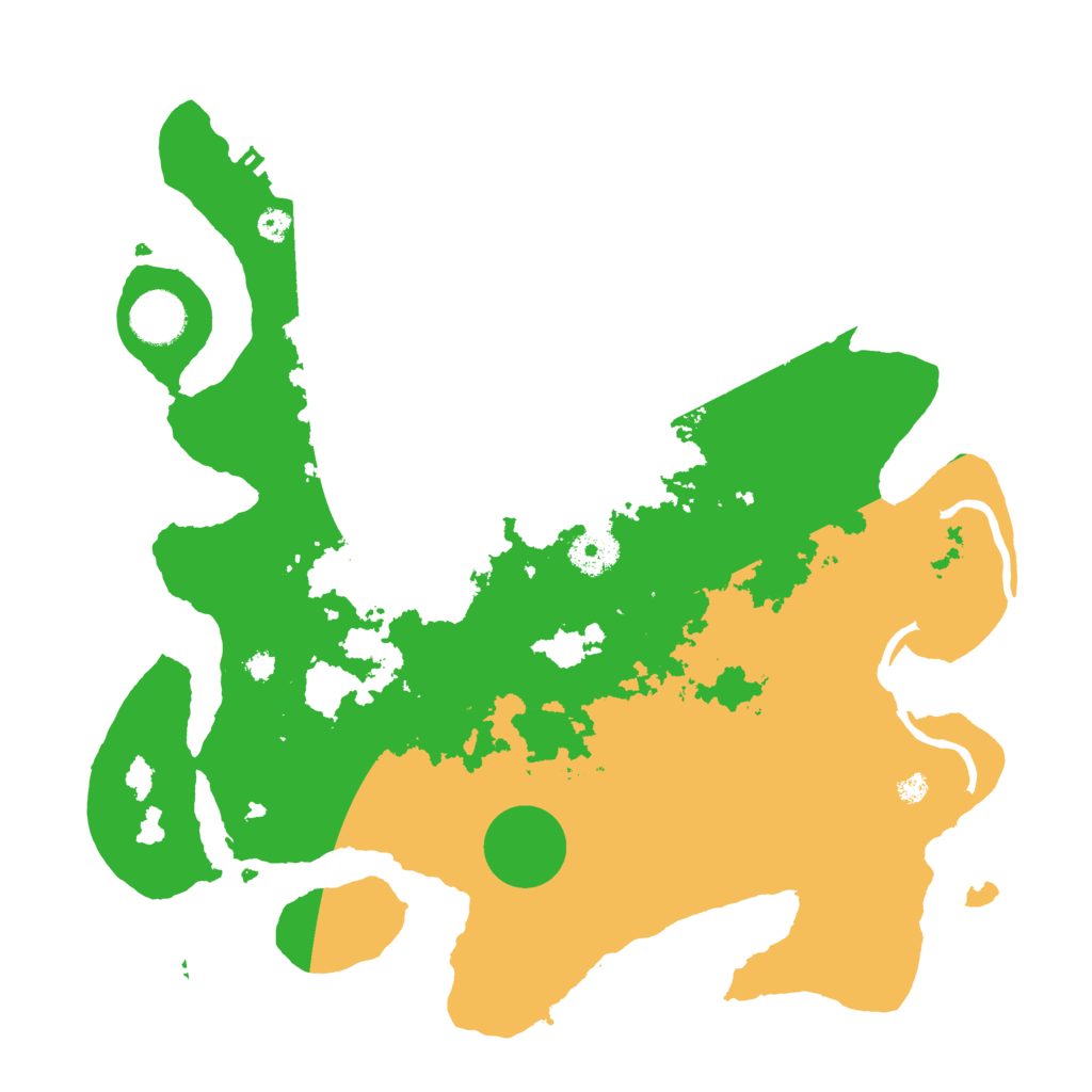 Biome Rust Map: Procedural Map, Size: 3500, Seed: 2049370843