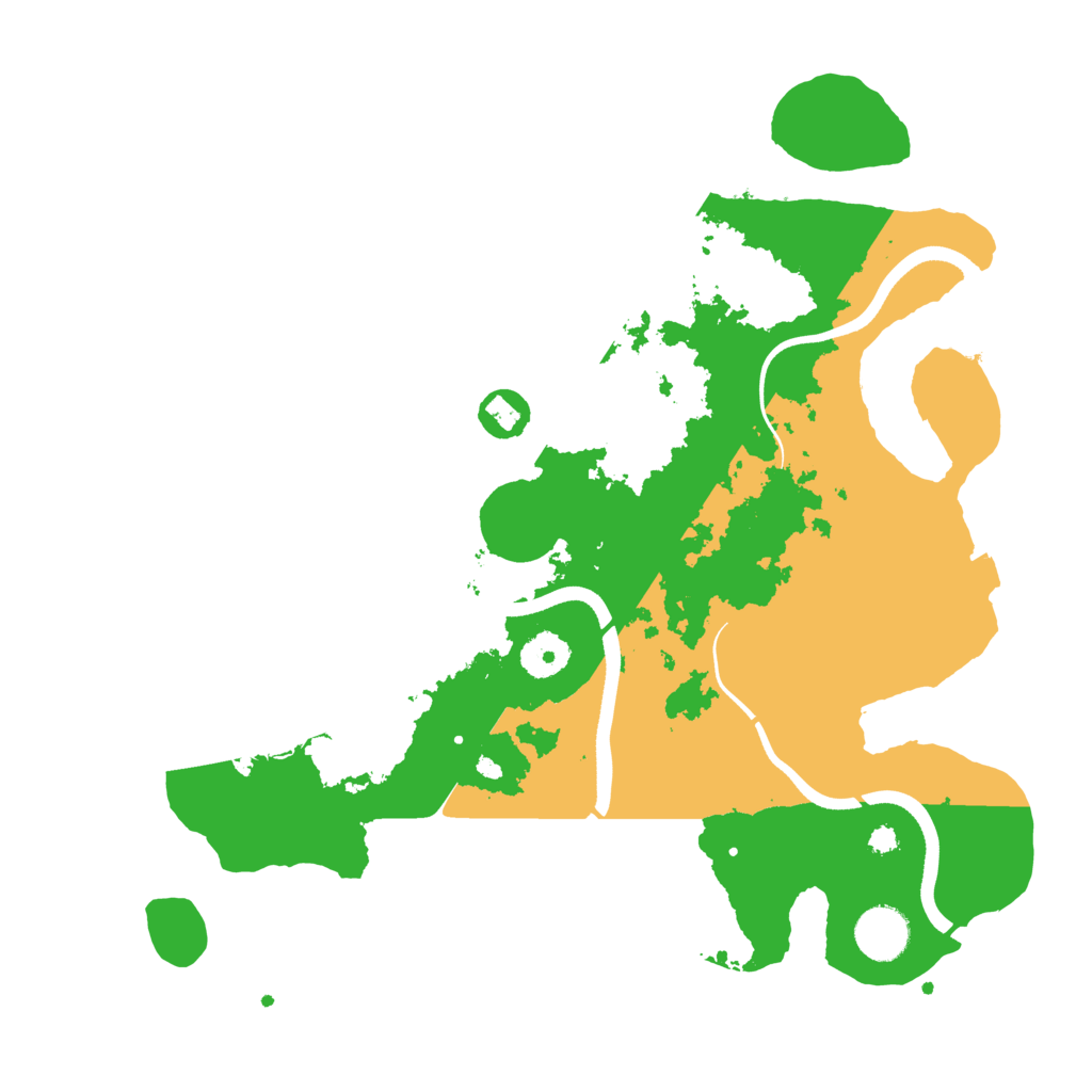 Biome Rust Map: Procedural Map, Size: 3550, Seed: 578376