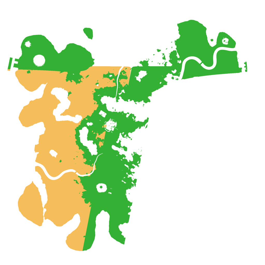 Biome Rust Map: Procedural Map, Size: 4000, Seed: 454910