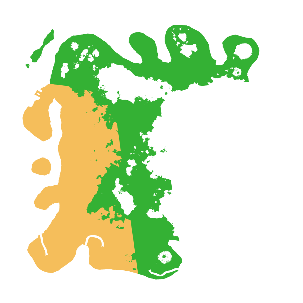 Biome Rust Map: Procedural Map, Size: 3550, Seed: 238422