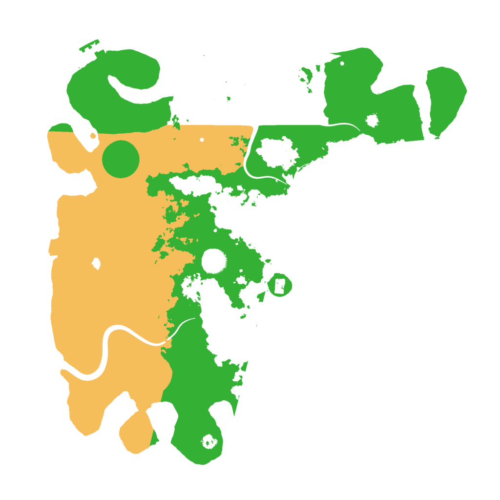 Biome Rust Map: Procedural Map, Size: 3550, Seed: 9461