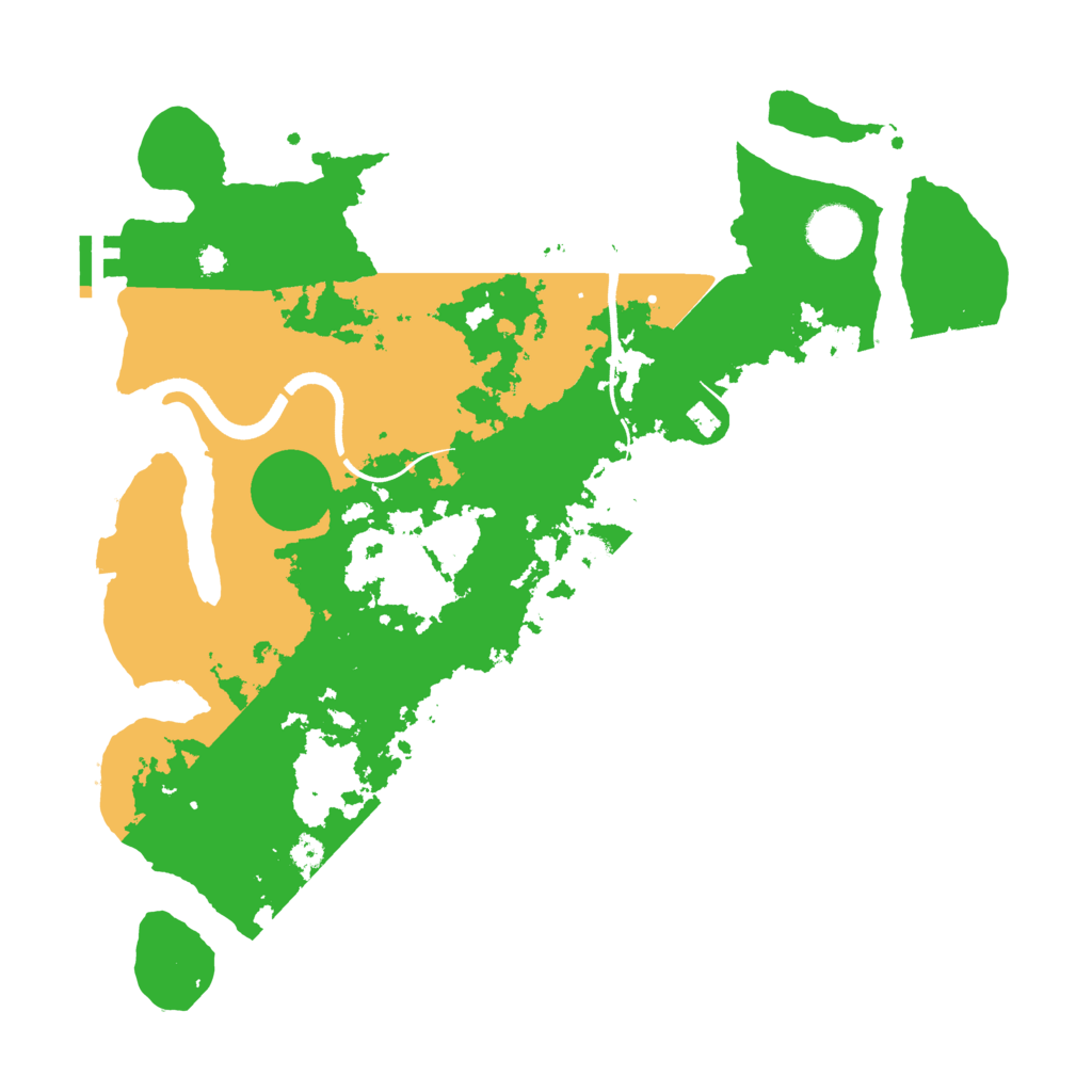 Biome Rust Map: Procedural Map, Size: 3550, Seed: 47515