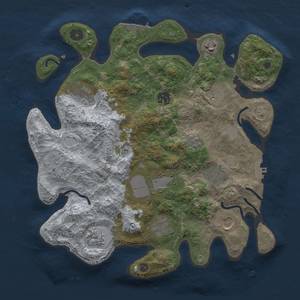 Thumbnail Rust Map: Procedural Map, Size: 3500, Seed: 87898112, 19 Monuments