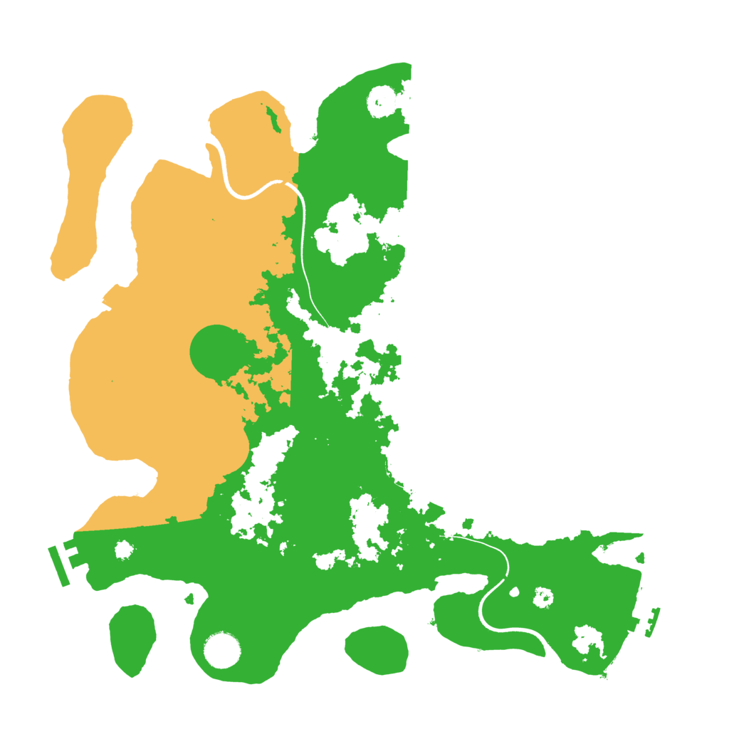 Biome Rust Map: Procedural Map, Size: 3550, Seed: 382854