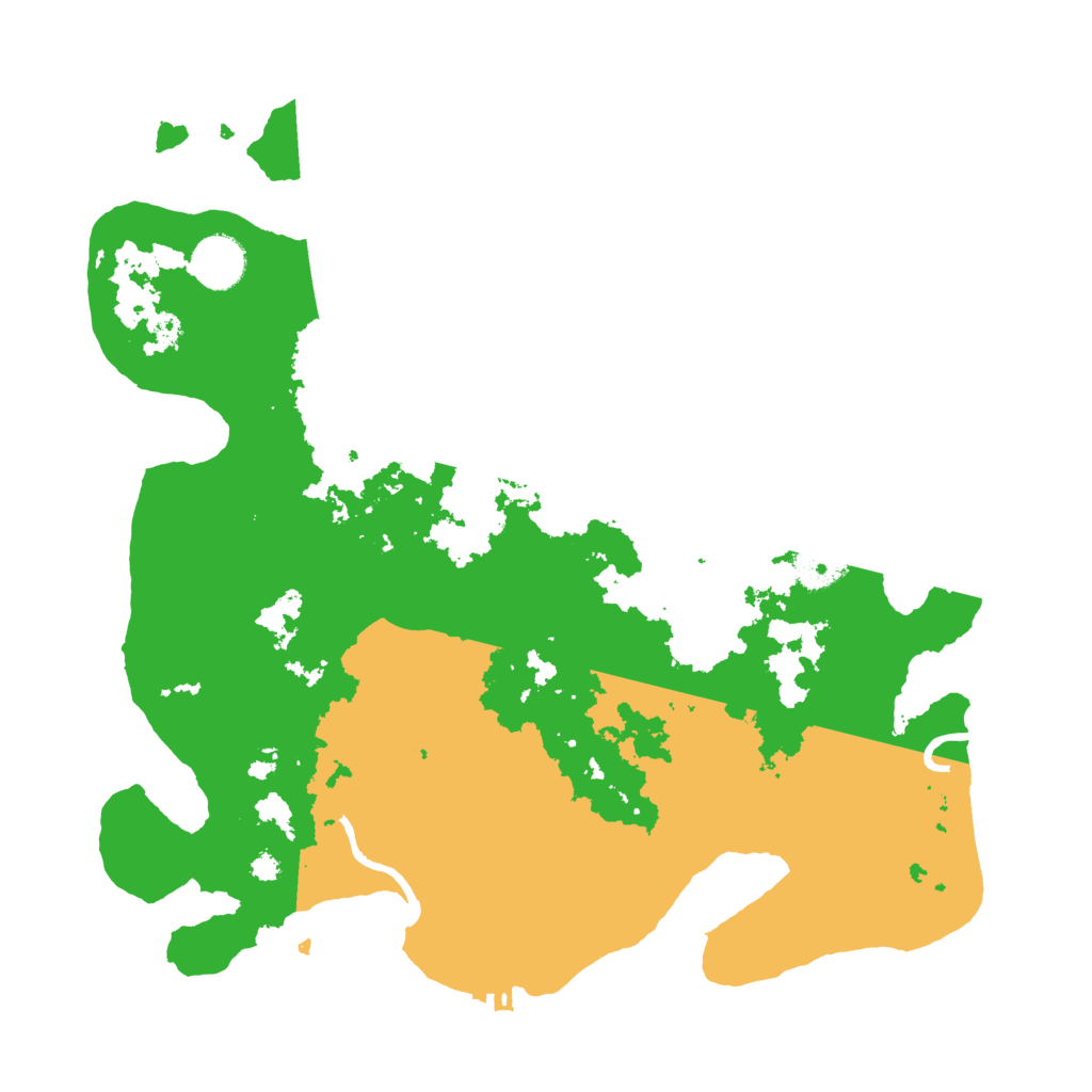 Biome Rust Map: Procedural Map, Size: 3550, Seed: 442933