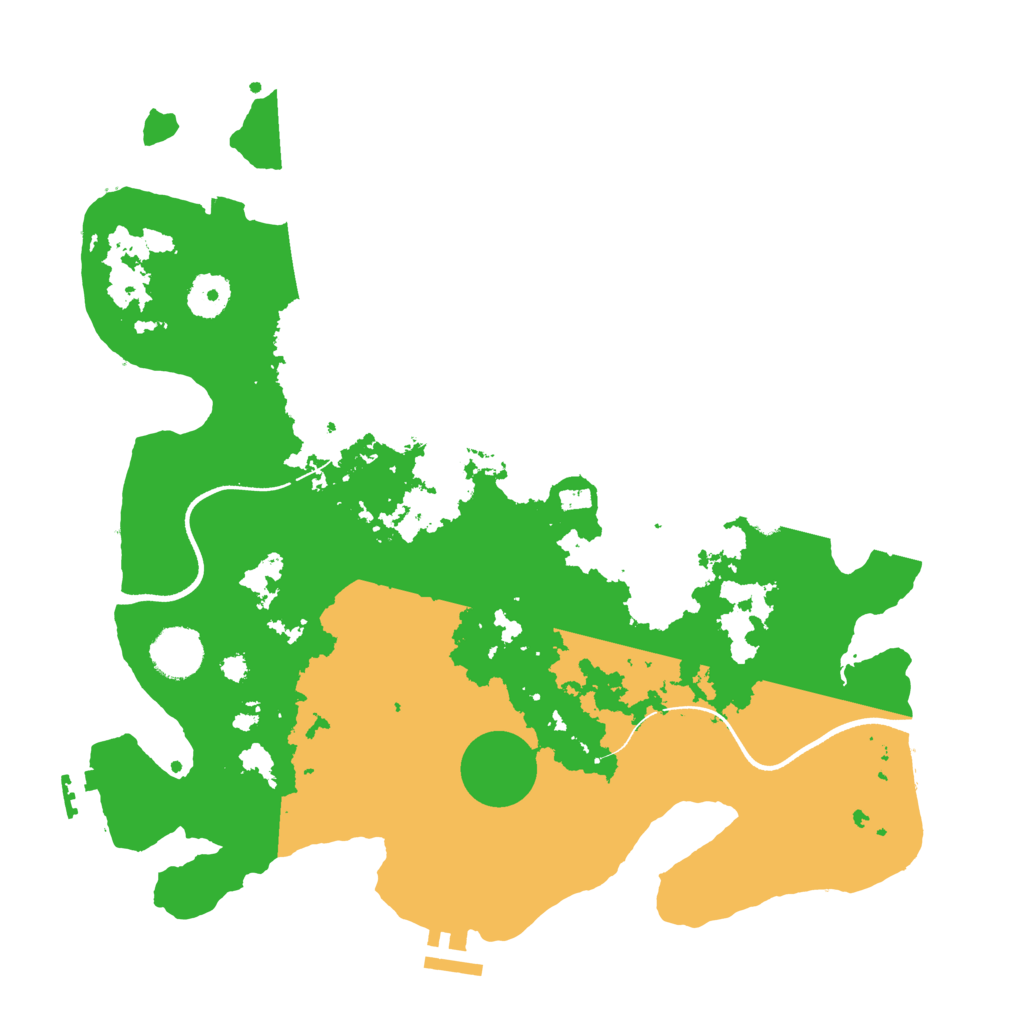Biome Rust Map: Procedural Map, Size: 3550, Seed: 442933
