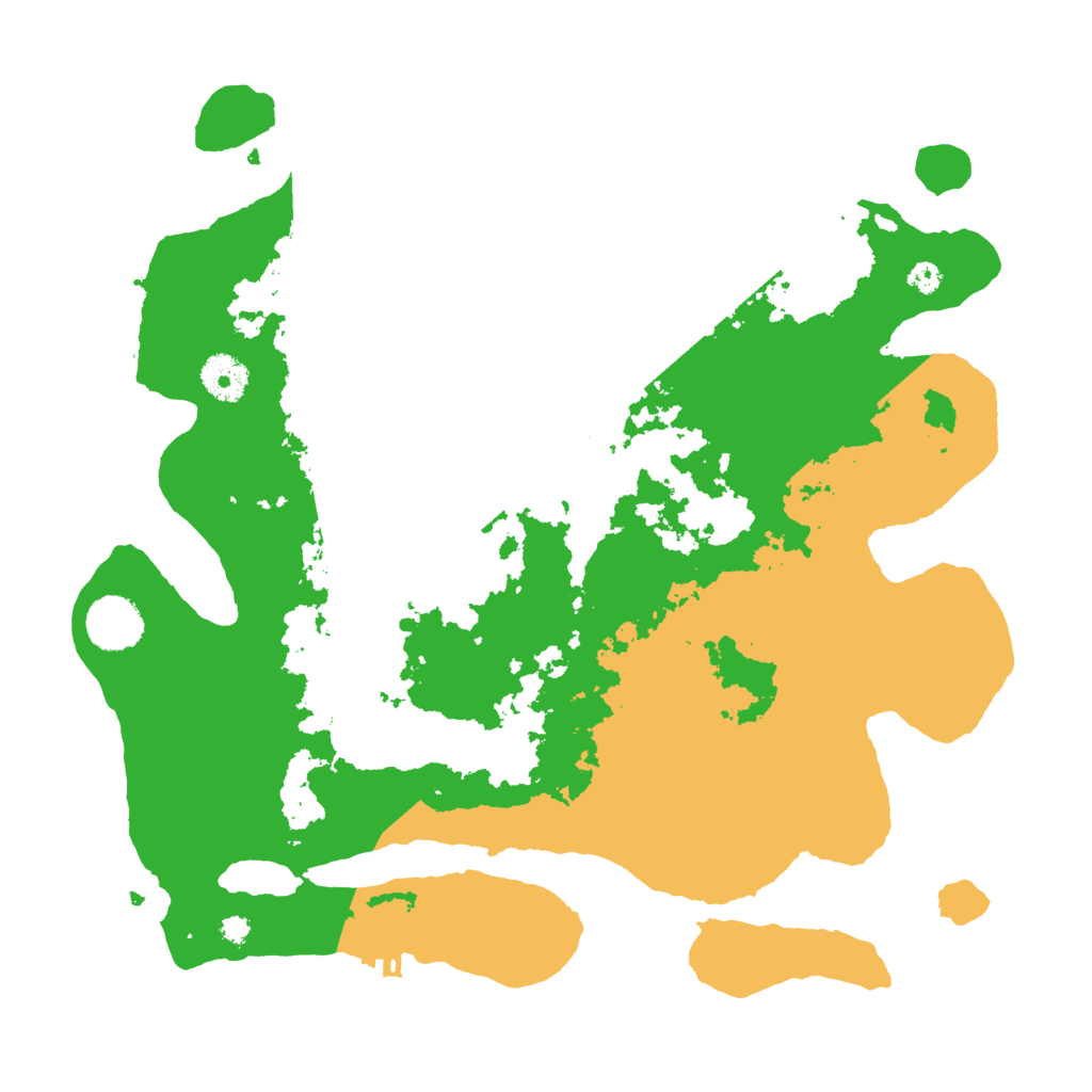 Biome Rust Map: Procedural Map, Size: 3550, Seed: 747562