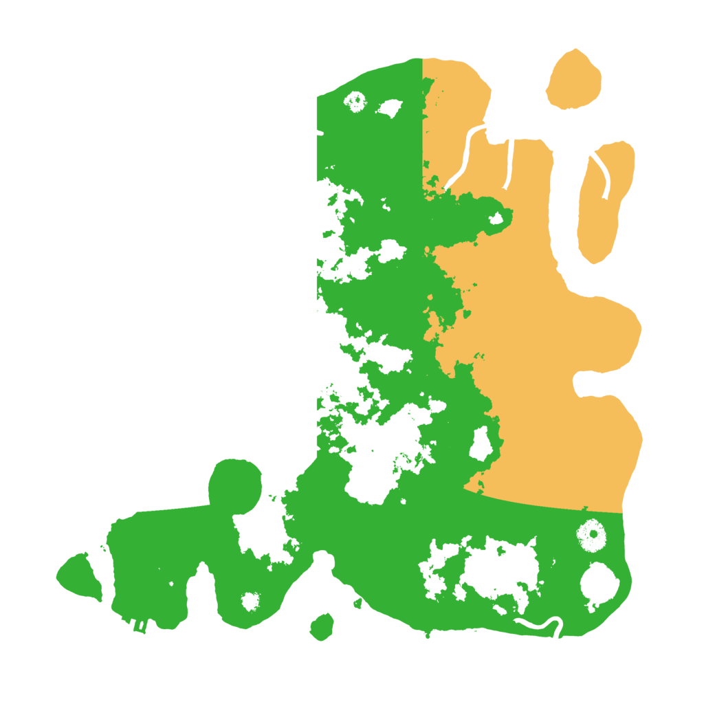 Biome Rust Map: Procedural Map, Size: 3500, Seed: 1996337956