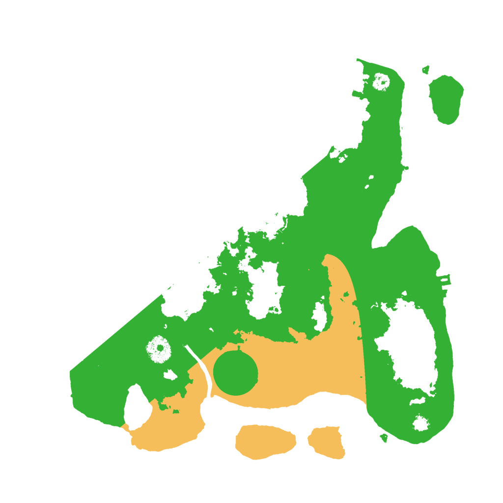 Biome Rust Map: Procedural Map, Size: 3000, Seed: 16709632