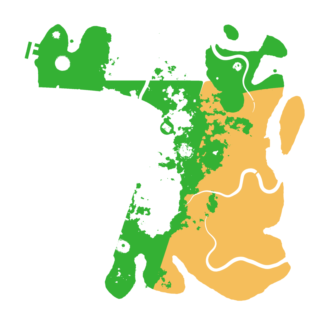 Biome Rust Map: Procedural Map, Size: 3800, Seed: 1213