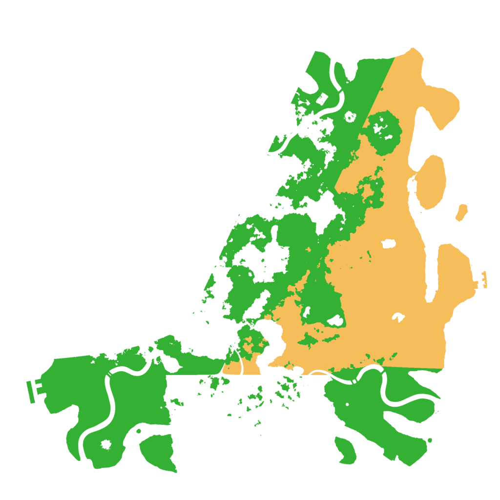 Biome Rust Map: Procedural Map, Size: 4500, Seed: 5437566