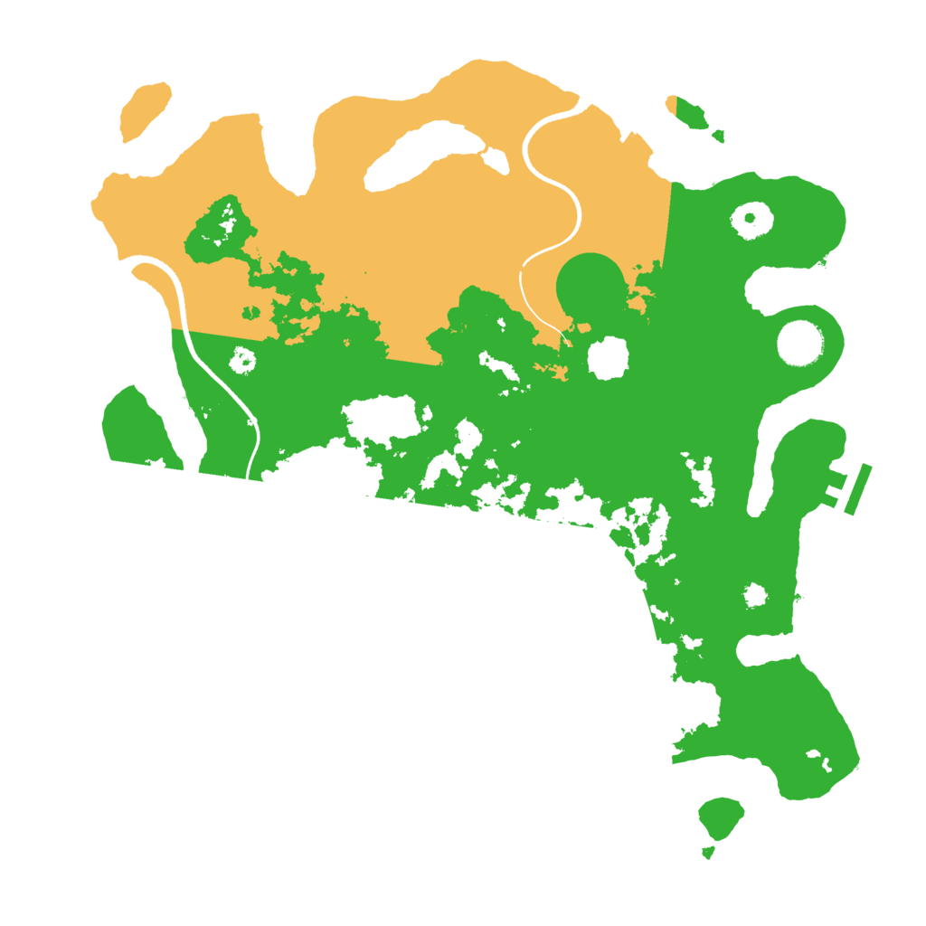 Biome Rust Map: Procedural Map, Size: 3550, Seed: 810192