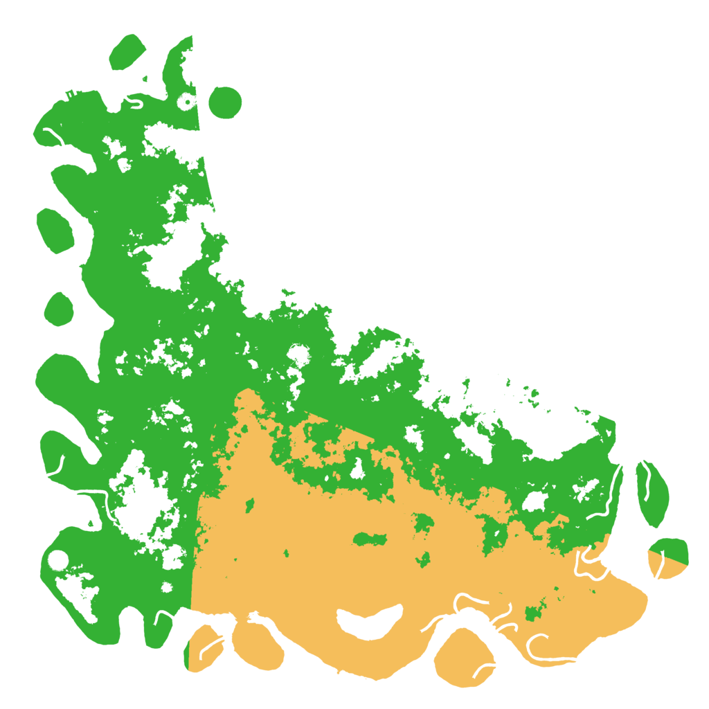 Biome Rust Map: Procedural Map, Size: 6000, Seed: 102778580